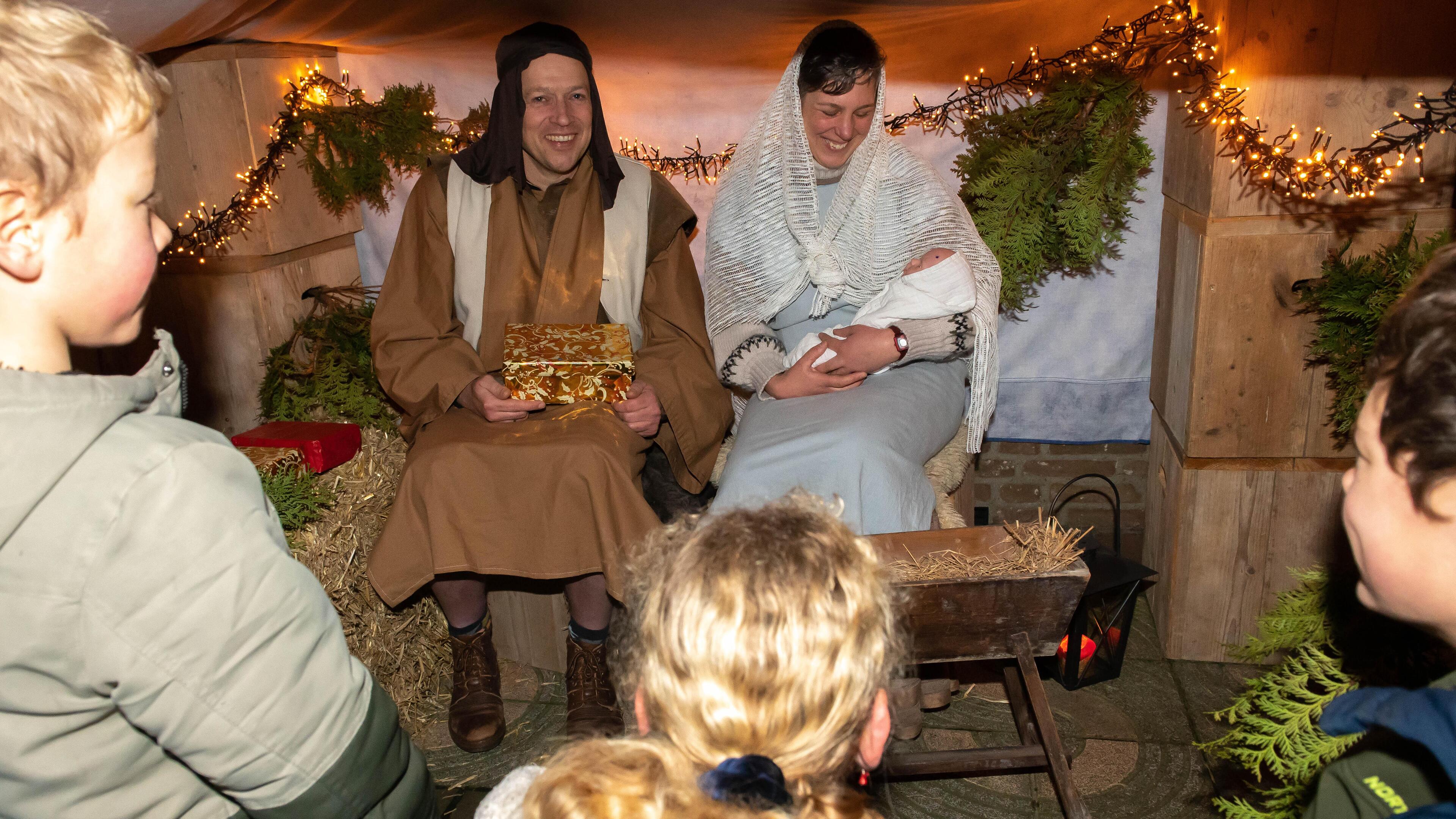 Wat in Bethlehem kan, kan in Watergang ook: ’Als je het kindje Jezus vindt, stuur je me dan even een